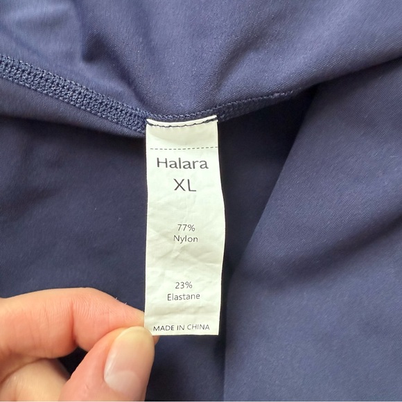 HALARA Everyday Tennis Navy Women Dress with shorts Sz XL - Picture 3 of 12